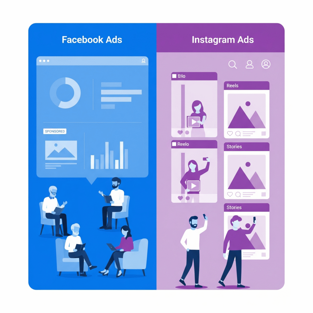 facebook vs instagram ads