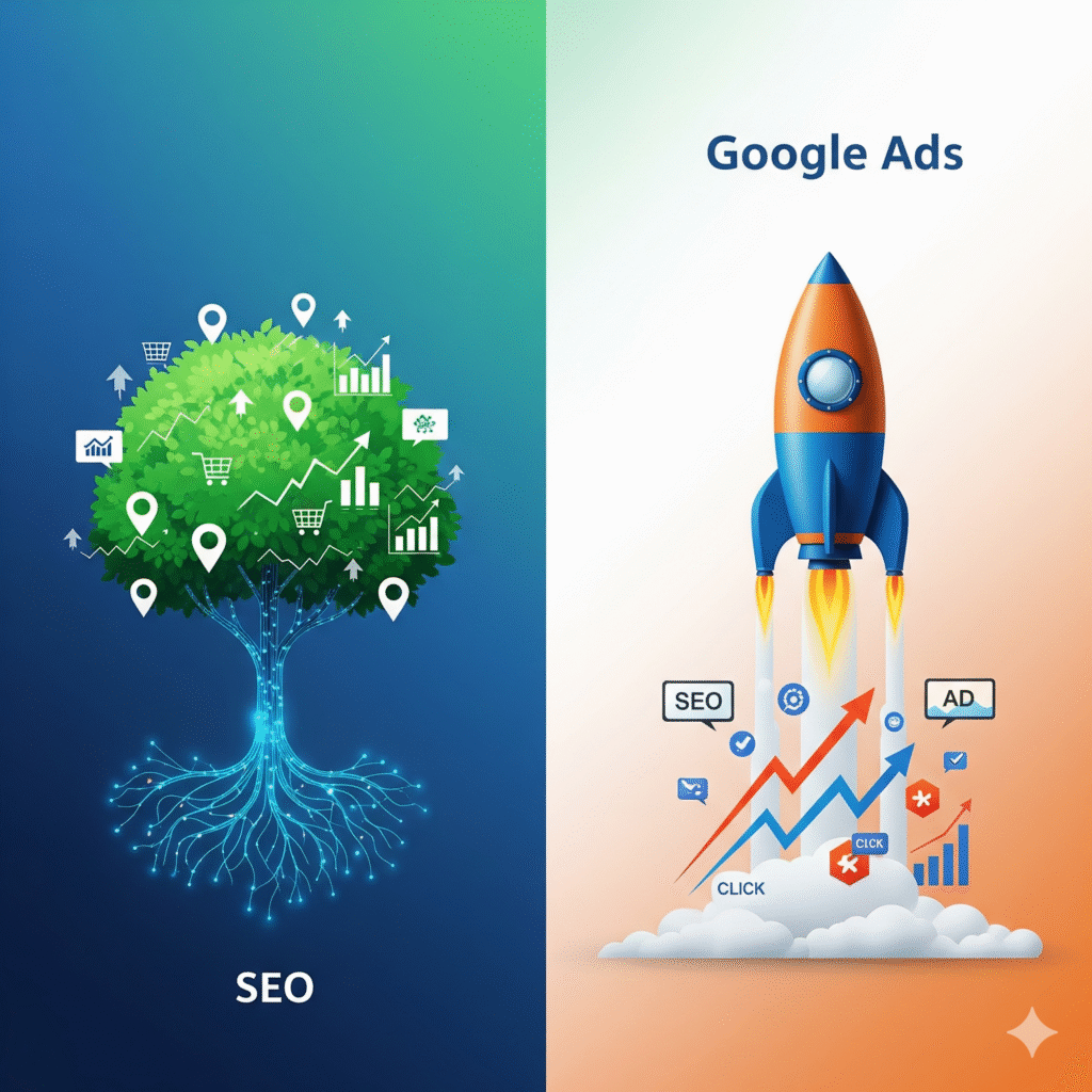 SEO vs Google ads