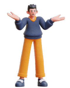 3D character with casual clothing.